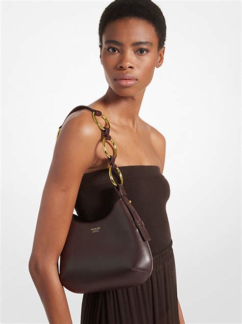 michael kors bardot bag|Bardot Mini Leather Hobo Shoulder Bag .